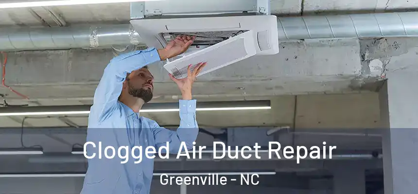  Clogged Air Duct Repair Greenville - NC